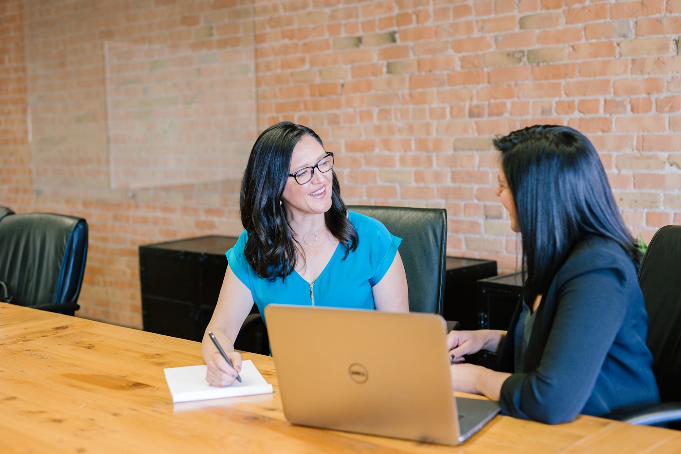 Executives in a focused business meeting
